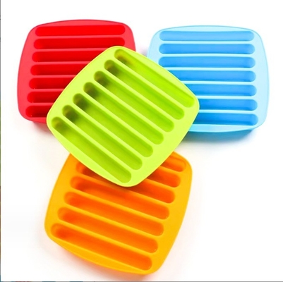 Moule à glaçons multicolore 7 cavités biscuits en silicone moule au chocolat plateau de glaçons