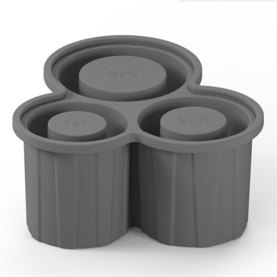 Fabricant de glace à cylindre creux pratique pour 20-40 oz tasses de tumbler Matériau de silicone