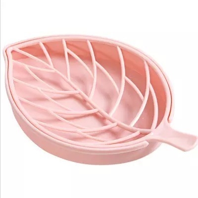 Porteur de savon de salle de bain moderne avec conception de fleurs à double couche et plateau en silicone antidérapant