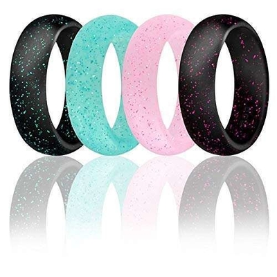 Rings à doigts en silicone doux sur mesure pour femmes