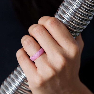 Rings à doigts en silicone doux sur mesure pour femmes