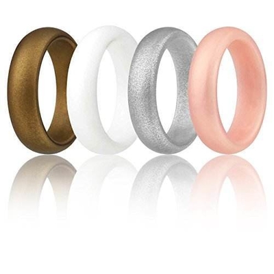 Rings de mariage en silicone métallique avec service de traitement de moulage