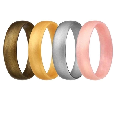 Rings de mariage en silicone métallique avec service de traitement de moulage