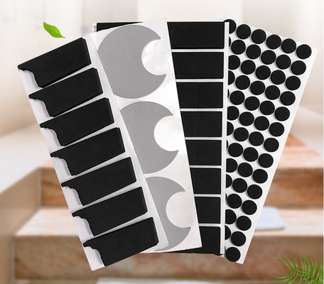 Pad de mousse EVA adhésif à un seul côté personnalisé Pad de pied circulaire noir pour la protection