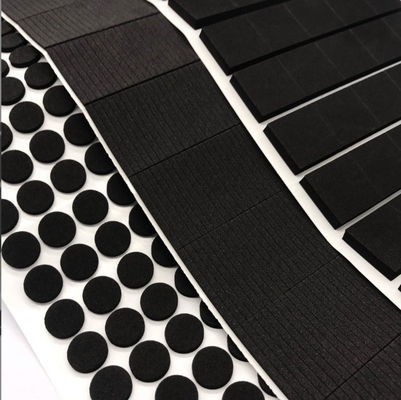 Pad de mousse EVA adhésif à un seul côté personnalisé Pad de pied circulaire noir pour la protection