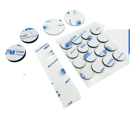 Découpe personnalisée mousse EVA épaisseur adhésive forte Double ruban adhésif avec caoutchouc de silicone