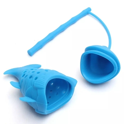 INFUSEUR de thé écologique portable avec filtre en silicone réutilisable et multicolore