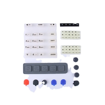 Service de traitement de moulage bouton en caoutchouc de silicone commutateur de bouton personnalisé