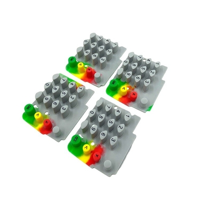 Téléphones mobiles personnalisés Porte-clés en caoutchouc silicone avec pilule de carbone EPDM NBR NR Matériau