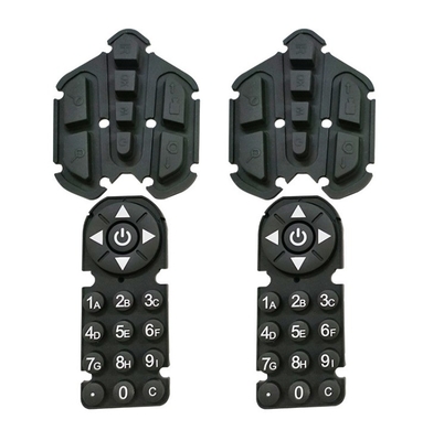 Téléphones mobiles personnalisés Porte-clés en caoutchouc silicone avec pilule de carbone EPDM NBR NR Matériau