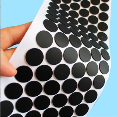 Service de coupe Auto-adhésif Black Silicone Pad avec caoutchouc EVA et personnalisé