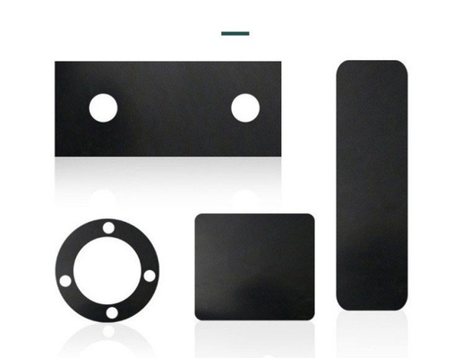 Service de coupe Auto-adhésif Black Silicone Pad avec caoutchouc EVA et personnalisé