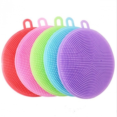 Brosses à laver à la vaisselle à double face en silicone