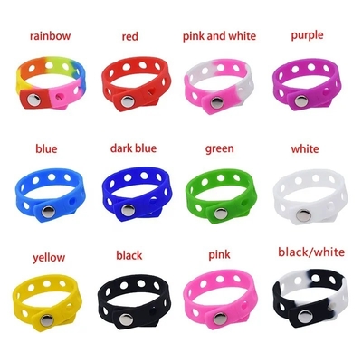 Impression à écran de soie Logo personnalisé Bracelet en silicone parfumé pour autres activités