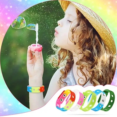 Impression à écran de soie Logo personnalisé Bracelet en silicone parfumé pour autres activités