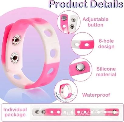 Impression à écran de soie Logo personnalisé Bracelet en silicone parfumé pour autres activités