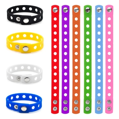 Bracelet de sport en silicone de 18 cm avec service de moulage et ornementation personnalisée