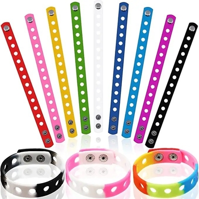 Bracelet en silicone pour l' éducation bijoux de bébé pendentif mode style poignet jouet en caoutchouc doux cadeau pour enfants