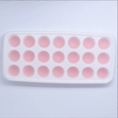 Outils de crème glacée Type Fabricants de crème glacée sans BPA 14 cavité Silicone moule de glace avec couvercle