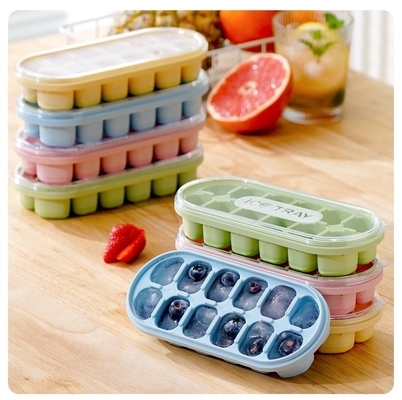 Moule à glaçons en silicone de qualité alimentaire pour le stockage de grande capacité dans les réfrigérateurs ménagers