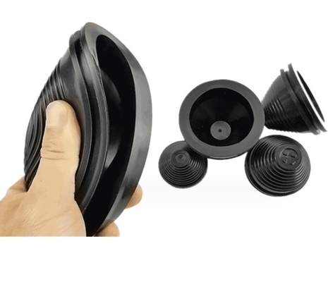 Grommets en caoutchouc conique en silicone EPDM NR NBR Noir