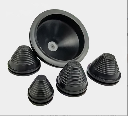 Grommets en caoutchouc conique en silicone EPDM NR NBR Noir