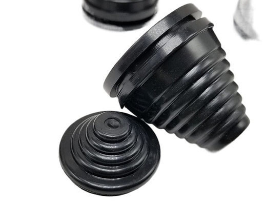 Grommets en caoutchouc conique en silicone EPDM NR NBR Noir