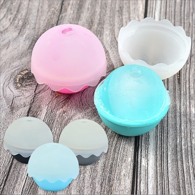 Fabricant de sphères de whisky durable en forme ronde de 2,4 pouces en silicone moule de bille de glace