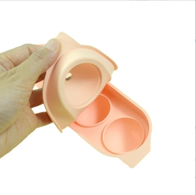 Tâche à glaçons en silicone moules cristallins clairs 4 cavité Portable Boule ronde sphère fabricant