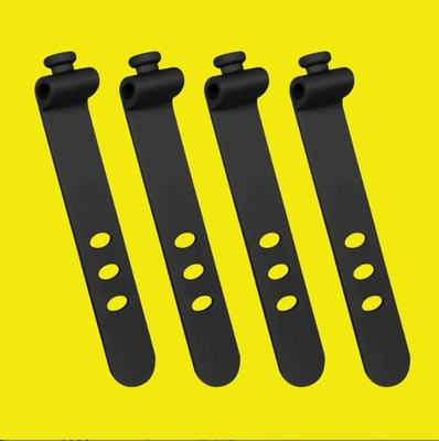 Partie moulée en caoutchouc de silicone pour câble réglable multifonctionnel