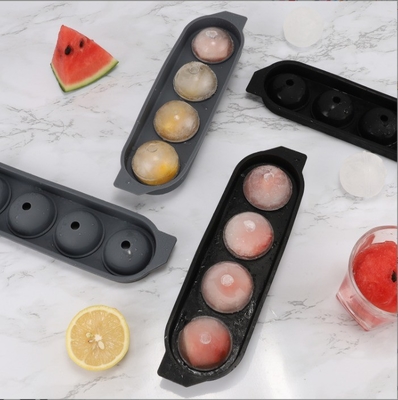 Stocké à chaud à libération facile Whisky Silicone Glace Reutilisable Boule de sphère Cube plateau Moule de glace Fabricant de boules de glace