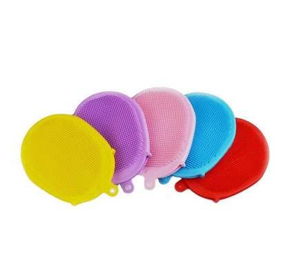 Partie moulée en silicone SBR personnalisée pour brosse à laver les plats et les légumes de qualité alimentaire