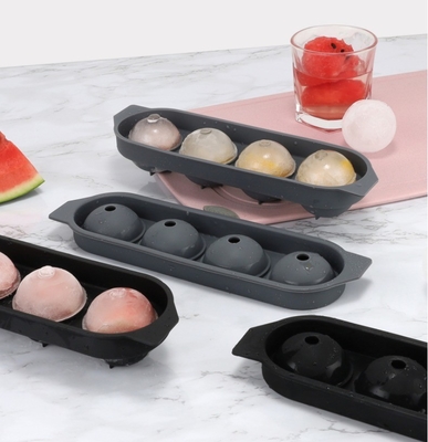 Stocké à chaud à libération facile Whisky Silicone Glace Reutilisable Boule de sphère Cube plateau Moule de glace Fabricant de boules de glace