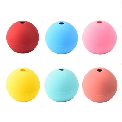 Outil de cuisine Fabricants de crème glacée Type Molde à billes de glace en silicone pour caoutchouc doux à trou unique