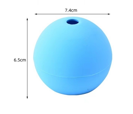 Outil de cuisine Fabricants de crème glacée Type Molde à billes de glace en silicone pour caoutchouc doux à trou unique