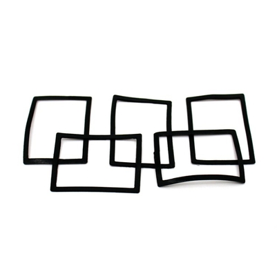 Rings de caoutchouc rectangulaires pour sceller la poussière et l'étanchéité des joints