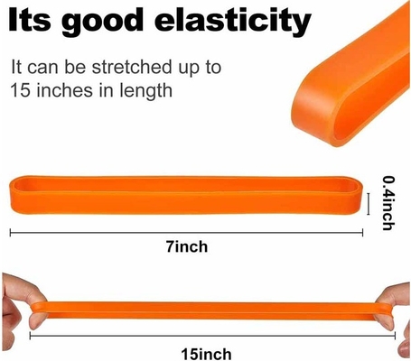 Ceinture d'enroulement en caoutchouc de silicone élastique pour boîte à lunch