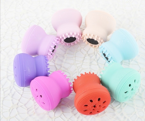 Brosse de nettoyage du visage en silicone à exfoliation profonde en forme de pieuvre et en stock