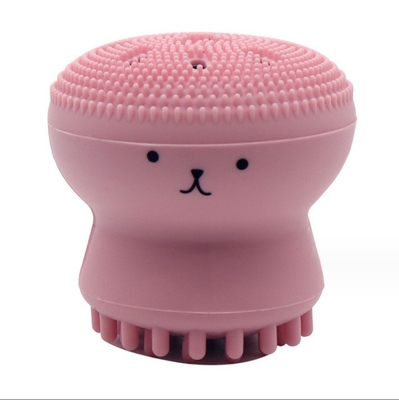Brosse de nettoyage du visage en silicone à exfoliation profonde en forme de pieuvre et en stock