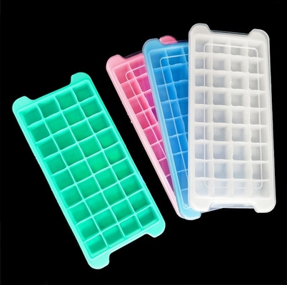 Grade alimentaire 24 36 Cube de glace en silicone carré avec plastique de type PP et couverture PP