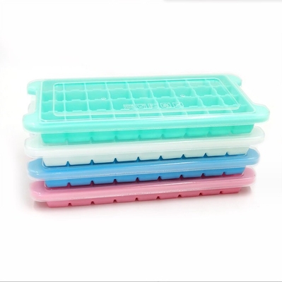 Grade alimentaire 24 36 Cube de glace en silicone carré avec plastique de type PP et couverture PP