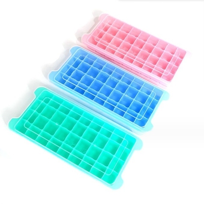 Grade alimentaire 24 36 Cube de glace en silicone carré avec plastique de type PP et couverture PP
