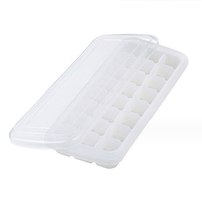Grade alimentaire 24 36 Cube de glace en silicone carré avec plastique de type PP et couverture PP