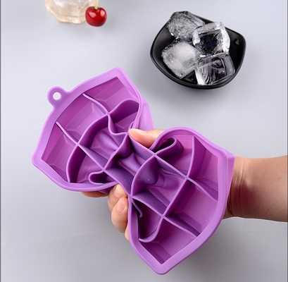 Fabricants de crème glacée facile de libération 15 cavité 24 cavité silicone Ice Cube plateaux avec couvercles