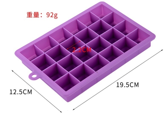 Plateaux à glaçons en silicone de qualité alimentaire avec couvercles 15 cavités et 24 cavités