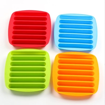 Moule à glaçons multicolore 7 cavités biscuits en silicone moule au chocolat plateau de glaçons