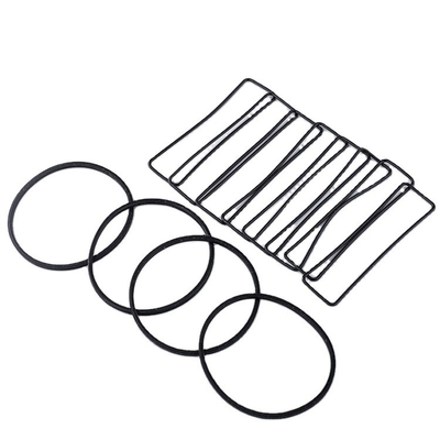 Rings O-seal en silicone à haute température avec matériau EPDM/NBR/NR et service de moulage
