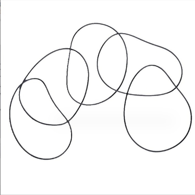Rings O-seal en silicone à haute température avec matériau EPDM/NBR/NR et service de moulage