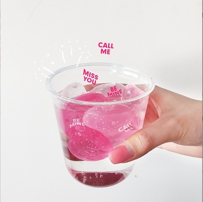 Outils de crème glacée Cube de glace en forme de cœur en plastique pour refroidissement de bière Accessoires de bar de qualité alimentaire