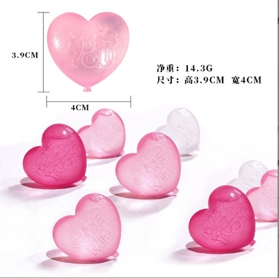 Outils de crème glacée Cube de glace en forme de cœur en plastique pour refroidissement de bière Accessoires de bar de qualité alimentaire